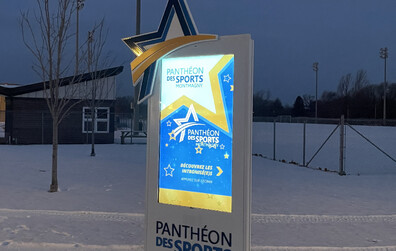 Une borne interactive pour mettre en lumière les intronisé(e)s au Panthéon des sports de Montmagny