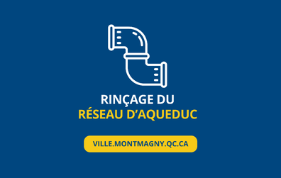 Rinçage du réseau d'aqueduc à Montmagny