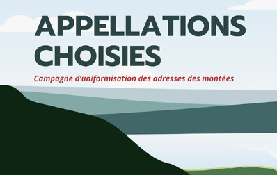 Uniformisation des adresses des montées > Les nouveaux noms sont choisis et en cours d'approbation