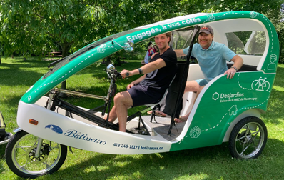 Balades en triporteur : un service de toujours plus populaire de retour pour la saison 2026 à Montmagny